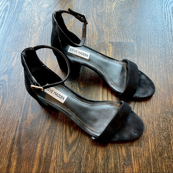 Steve Madden Irenee Black Block Heel | Size 6 - Picture 2 of 4